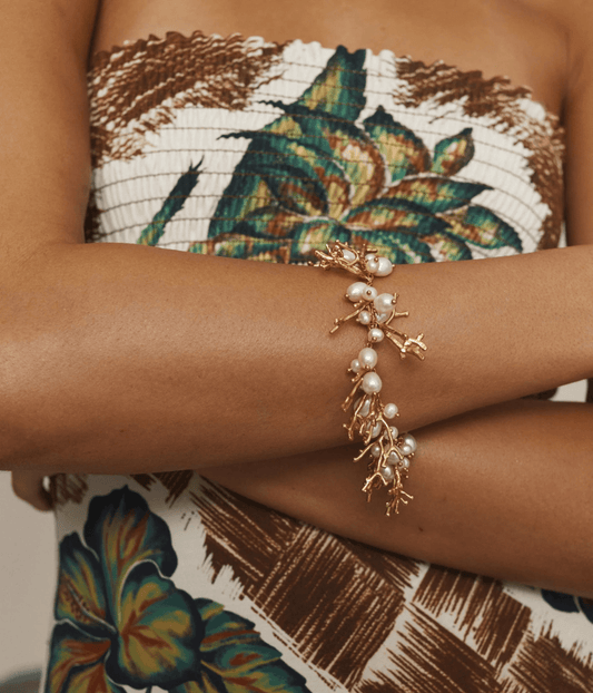 REVERIE CORAL PEARL BRACELET | ALEMAIS ALEMAIS REVERIE CORAL PEARL BRACELET