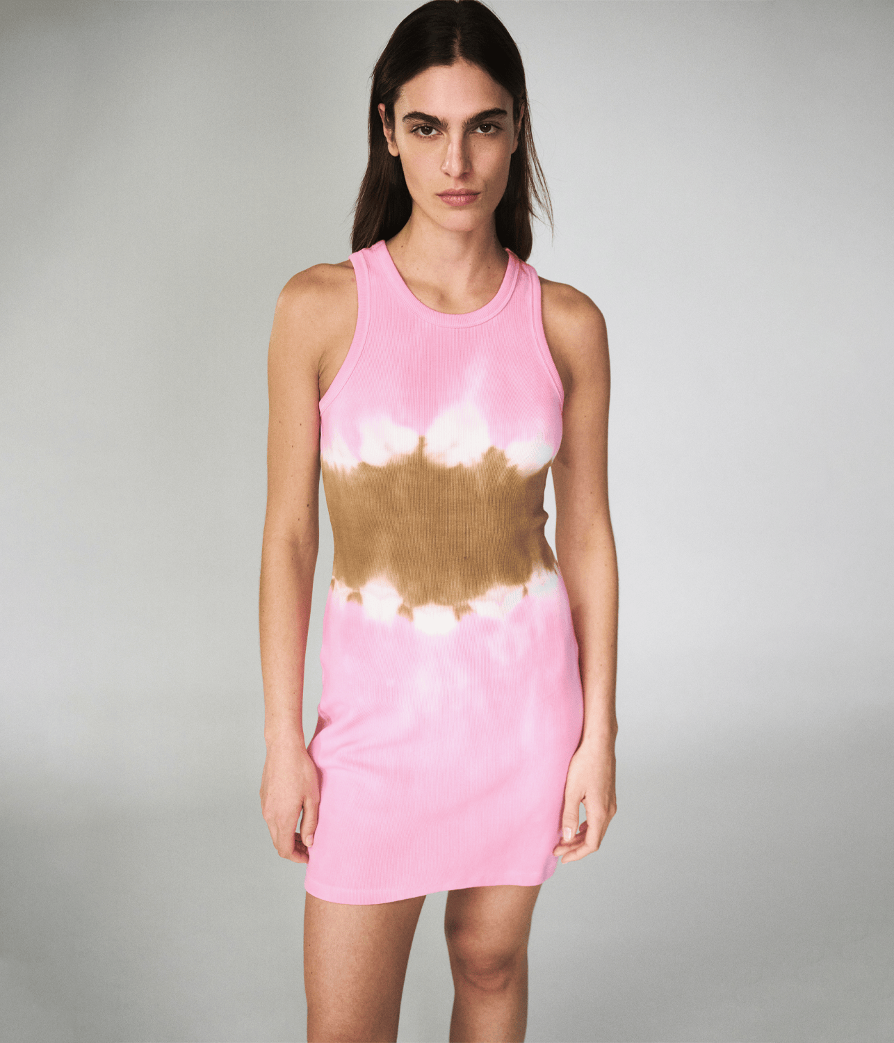 RIB SINGLET MINI DRESS LUUDA RIB SINGLET MINI DRESS