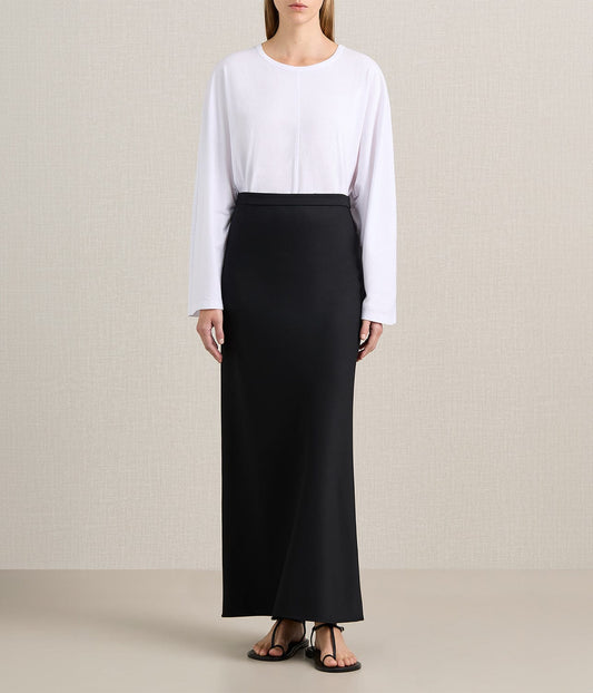 RIVA BIAS SKIRT- BLACK | A.EMERY | A.EMERY RIVA BIAS SKIRT- BLACK