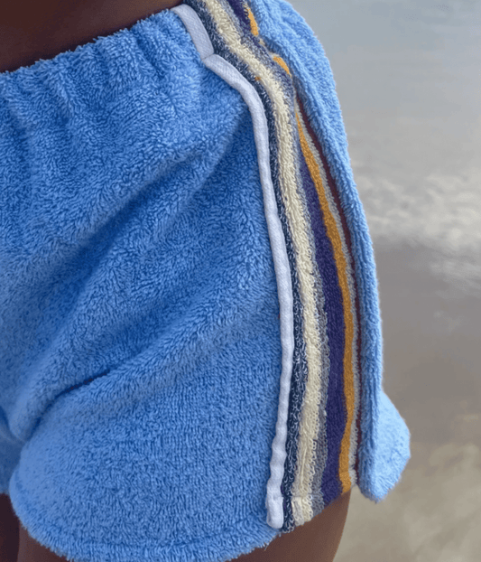 SCOOPED SHORT BLUE | O.R.A.N.A O.R.A.N.A SCOOPED SHORT BLUE