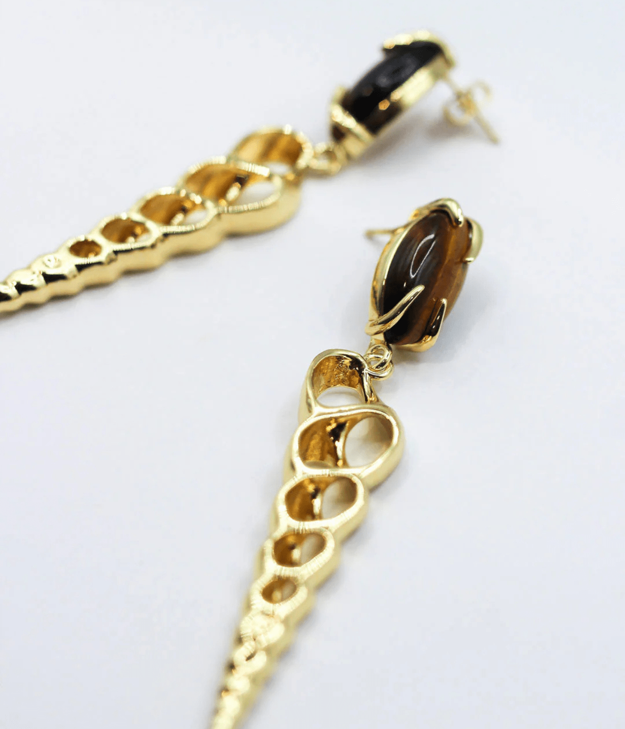 SCREW IT SHELL EARRINGS | BRASS F+H STUDIOS SCREW IT SHELL EARRINGS | BRASS