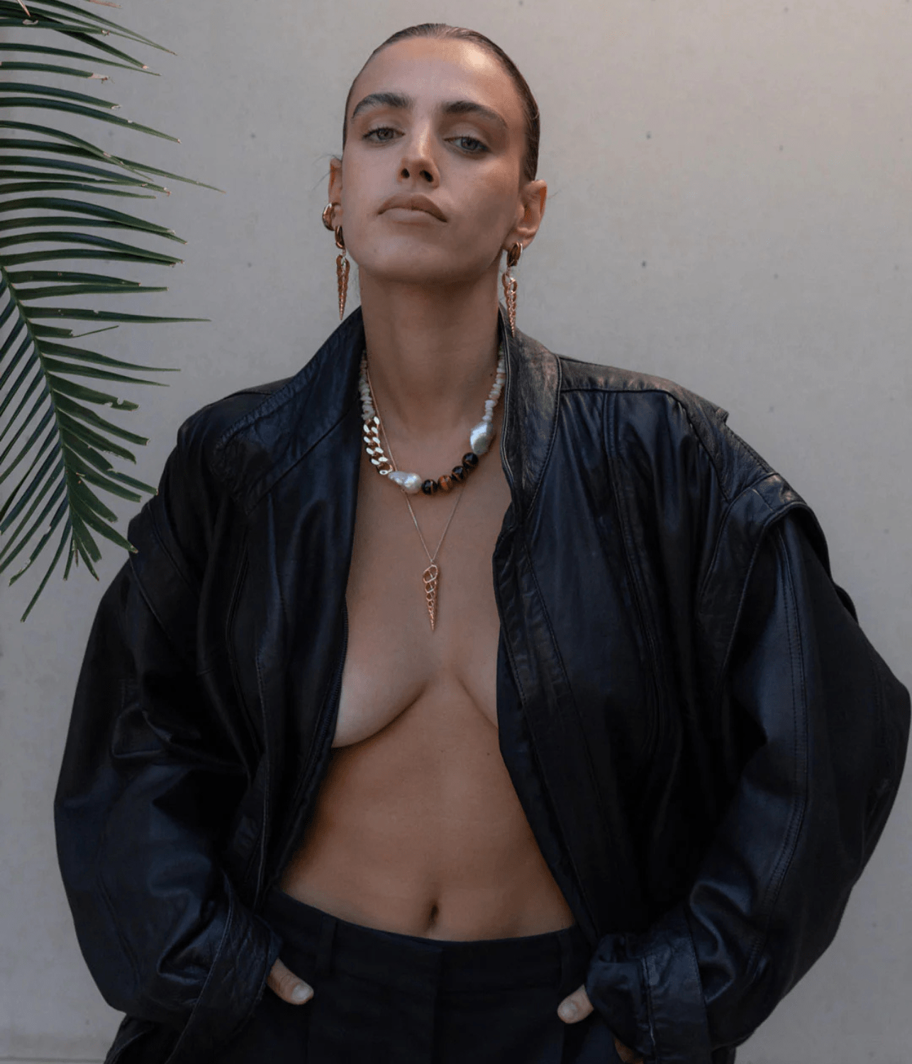SCREW IT SHELL NECKLACE | BRASS F+H STUDIOS SCREW IT SHELL NECKLACE | BRASS