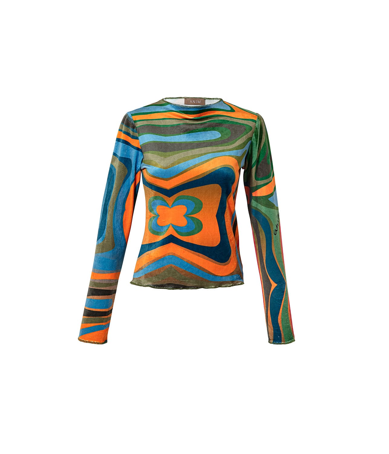 SELVY LONG SLEEVE SHIRT- MULTI | ANIM |  ANIM SELVY LONG SLEEVE TOP- MULTI