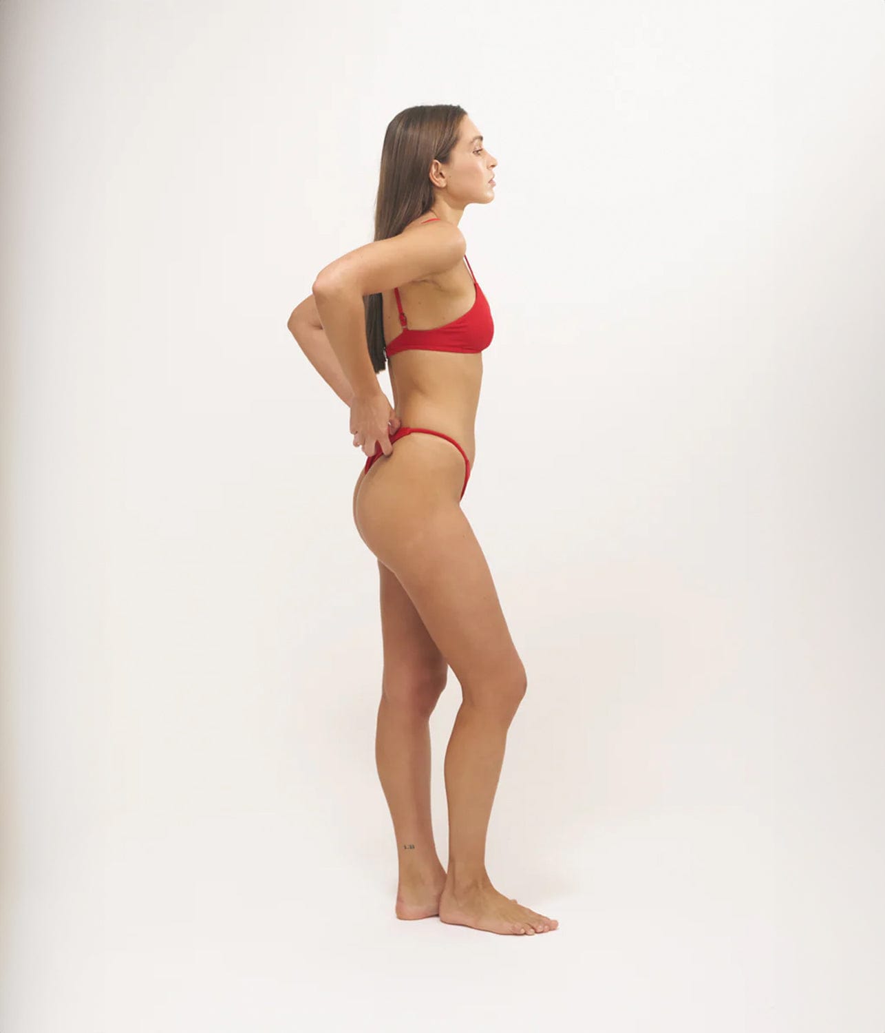 SERENE BIKINI BOTTOM- RED | BAYTHE |  BAYTHE SERENE BIKINI BOTTOM- RED