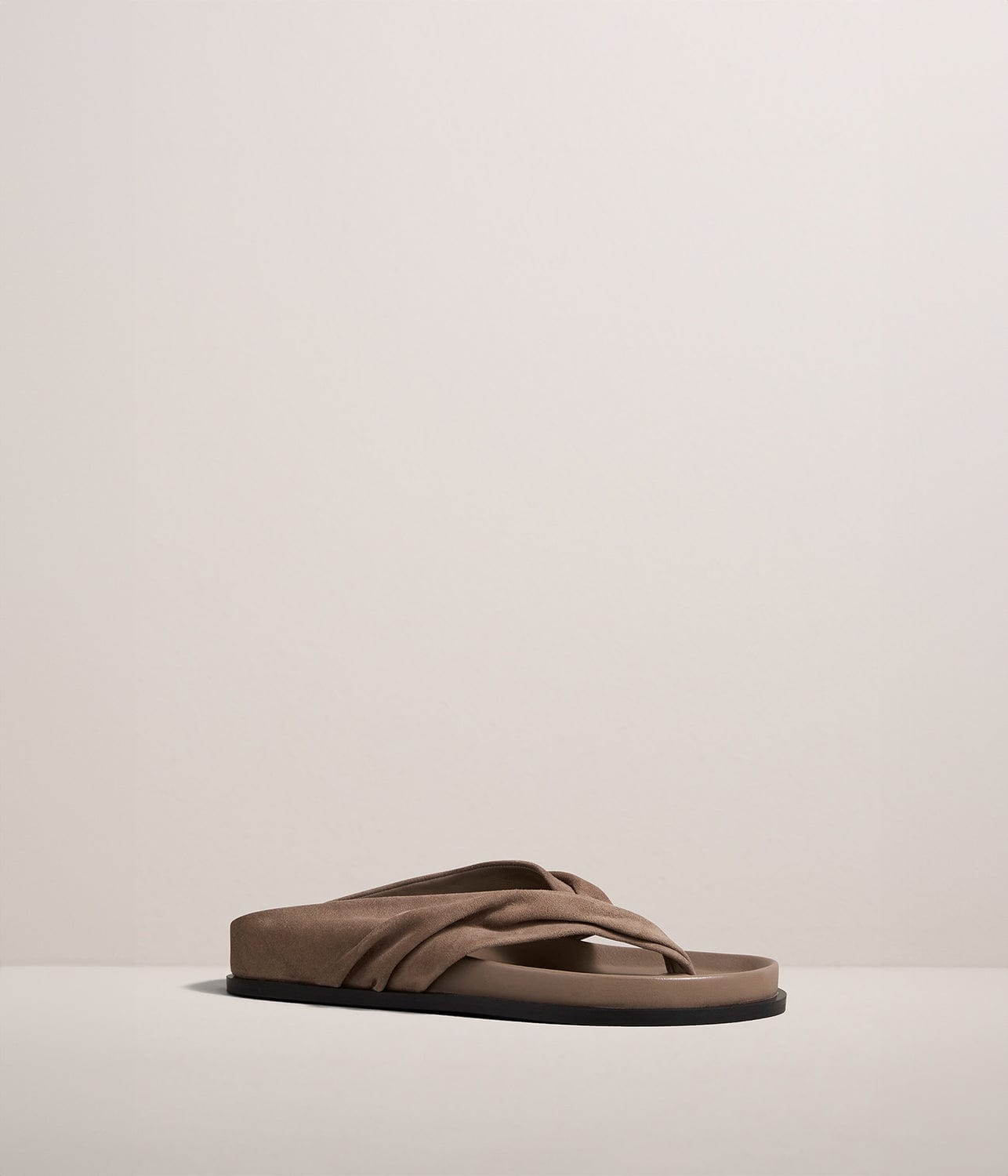 SHAW SANDAL- CARIBOU SUEDE | A.EMERY |  A.EMERY SHAW SANDAL- CARIBOU SUEDE