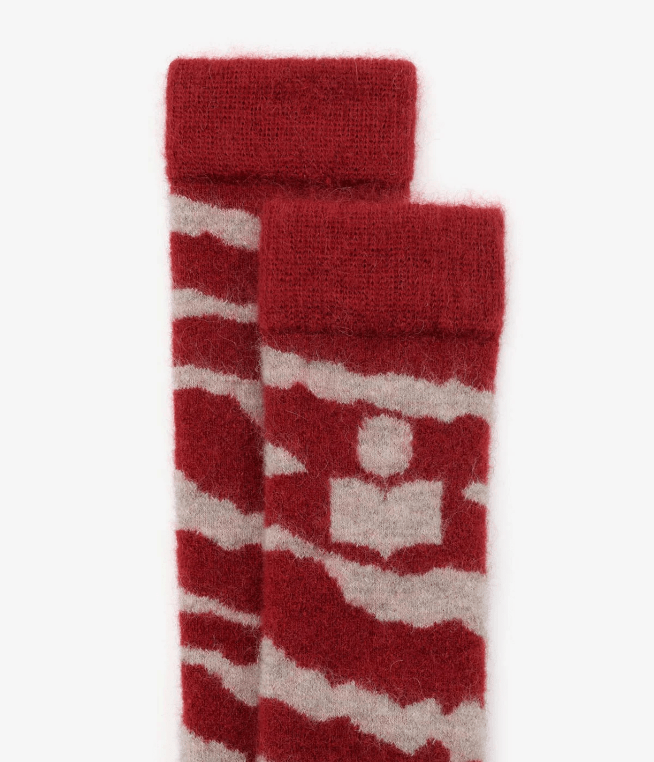 SHONA SOCKS- RASPBERRY/BEIGE | ISABEL MARANT |  ISABEL MARANT SHONA SOCKS - RASPBERRY/BEIGE