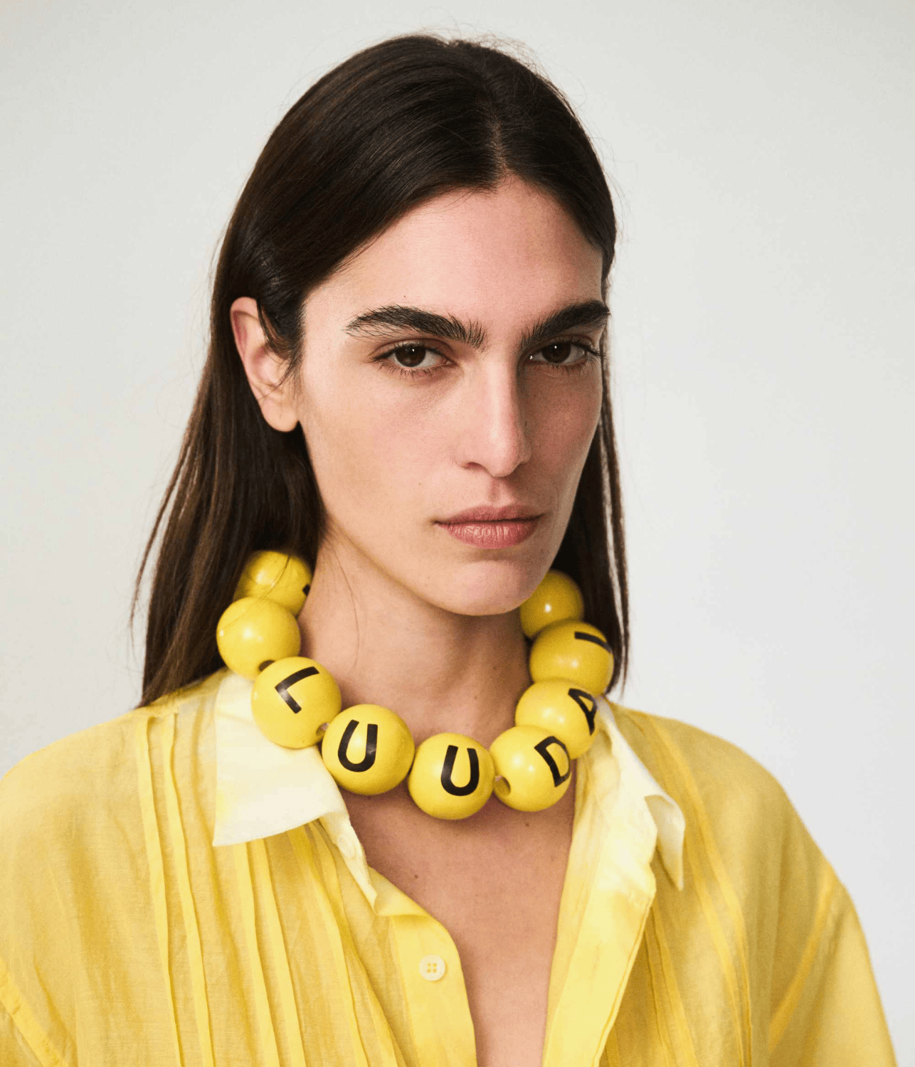 SILK COTTON PLEATS SHIRT DRESS | LUUDA  LUUDA SILK COTTON PLEATS SHIRT DRESS