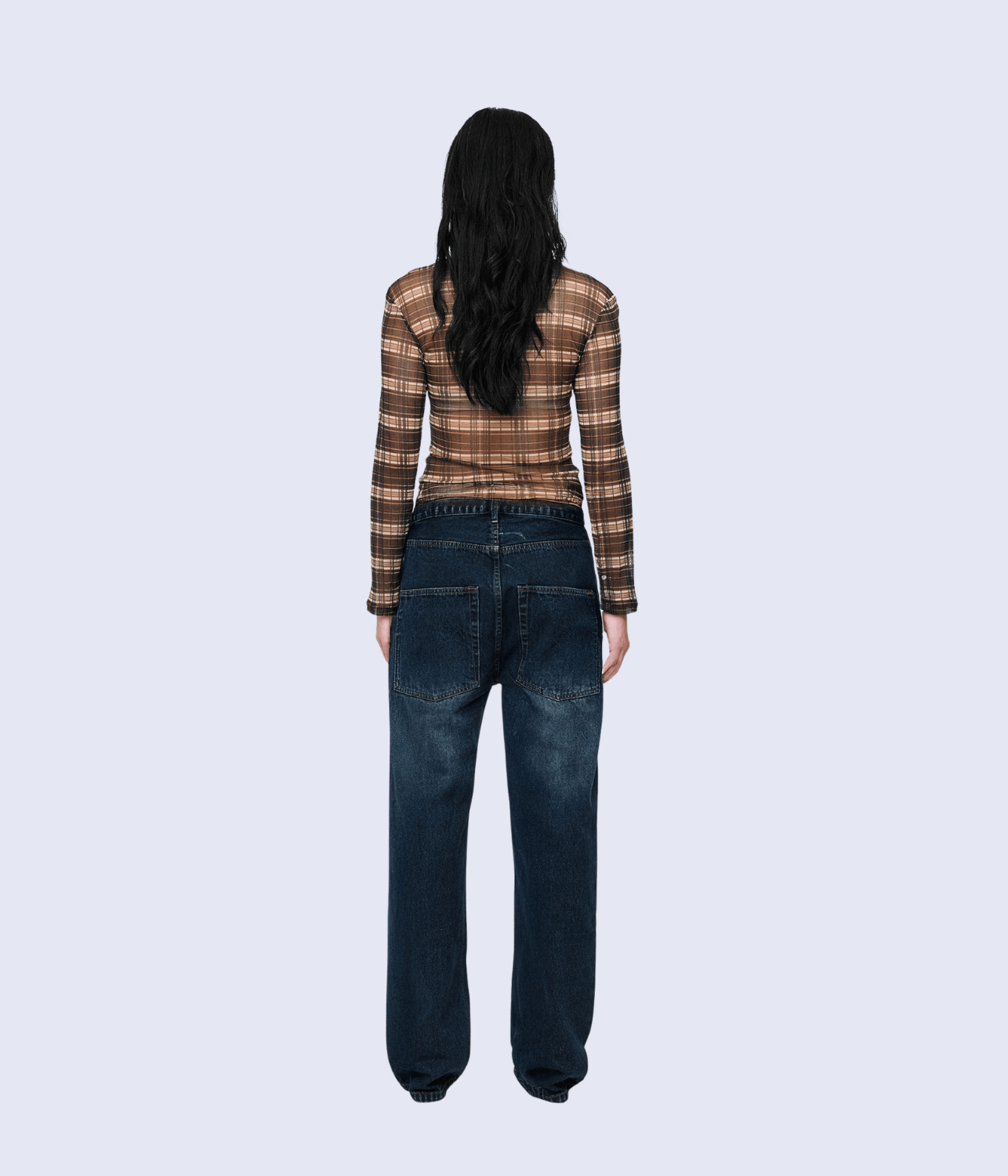 SILK MESH LONG SLEEVE TOP | WYNN HAMLYN WYNN HAMLYN SILK MESH LONG SLEEVE TOP