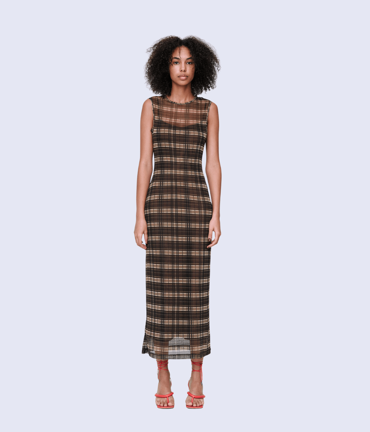 SILK MESH MAXI DRESS | WYNN HAMLYN WYNN HAMLYN SILK MESH MAXI DRESS