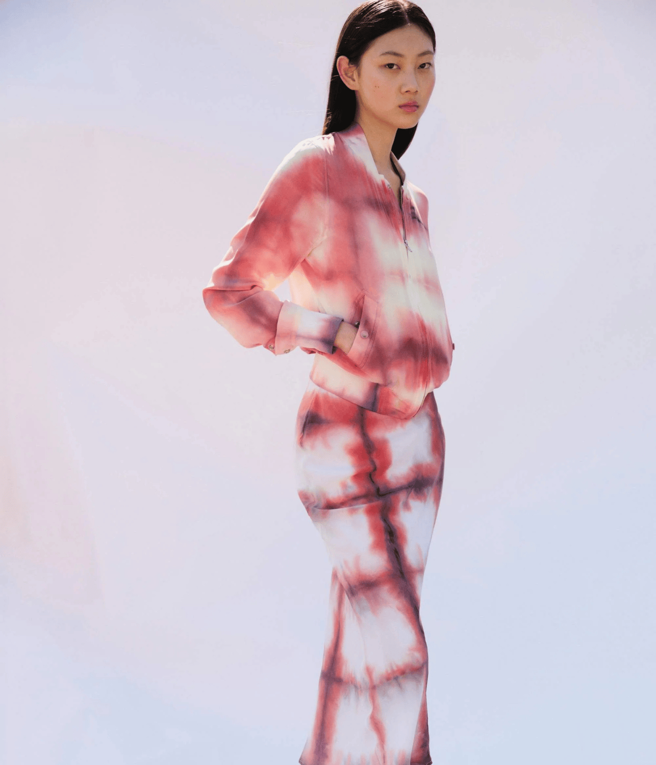 SILK SLIP DRESS PEACH CHECK | LUUDA LUUDA SILK SLIP DRESS PEACH CHECK