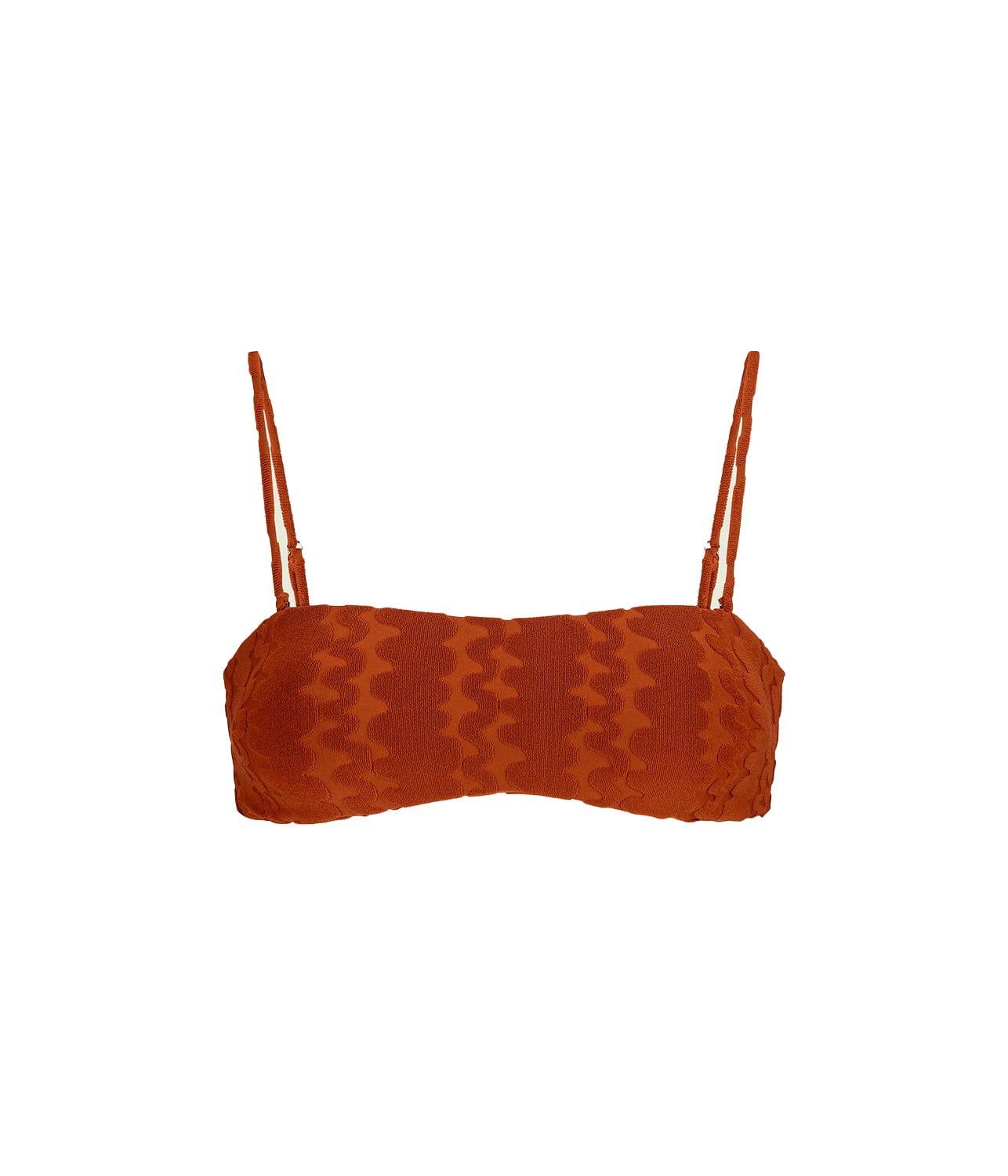 SOLIS BIKINI TOP- TERRACOTTA SCRIBBLE  | OAS COMPANY |  OAS COMPANY BAIA BIKINI TOP- TERRACOTTA SCRIBBLE