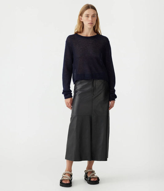 SUPERFINE MOHAIR KNIT- INK | BASSIKE | BASSIKE SUPERFINE MOHAIR KNIT- INK