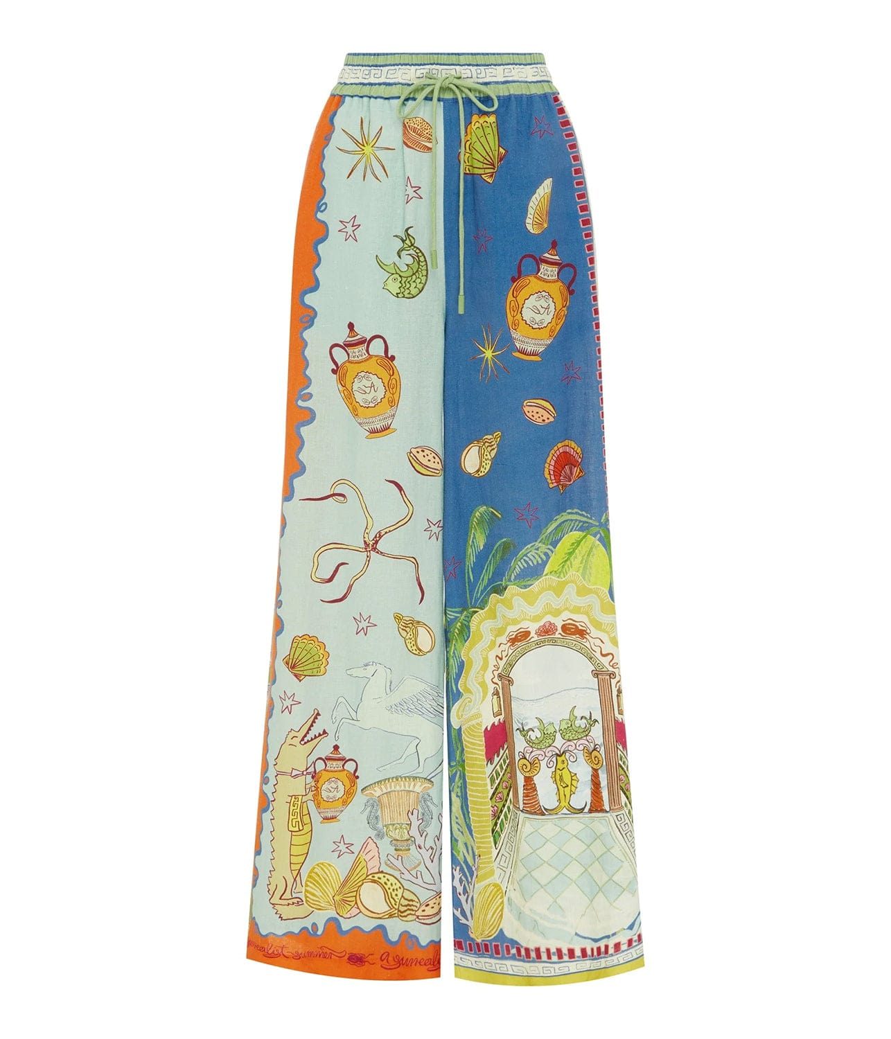 SURREALIST SUMMER PANT | ALEMAIS |  ALEMAIS SURREALIST SUMMER PANT