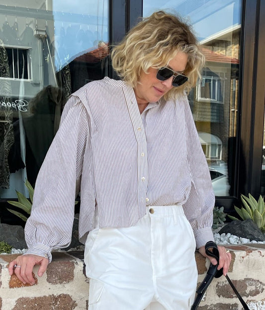 SUSAN SHIRT- OCHRE | ISABEL MARANT | ISABEL MARANT SUSAN SHIRT- OCHRE