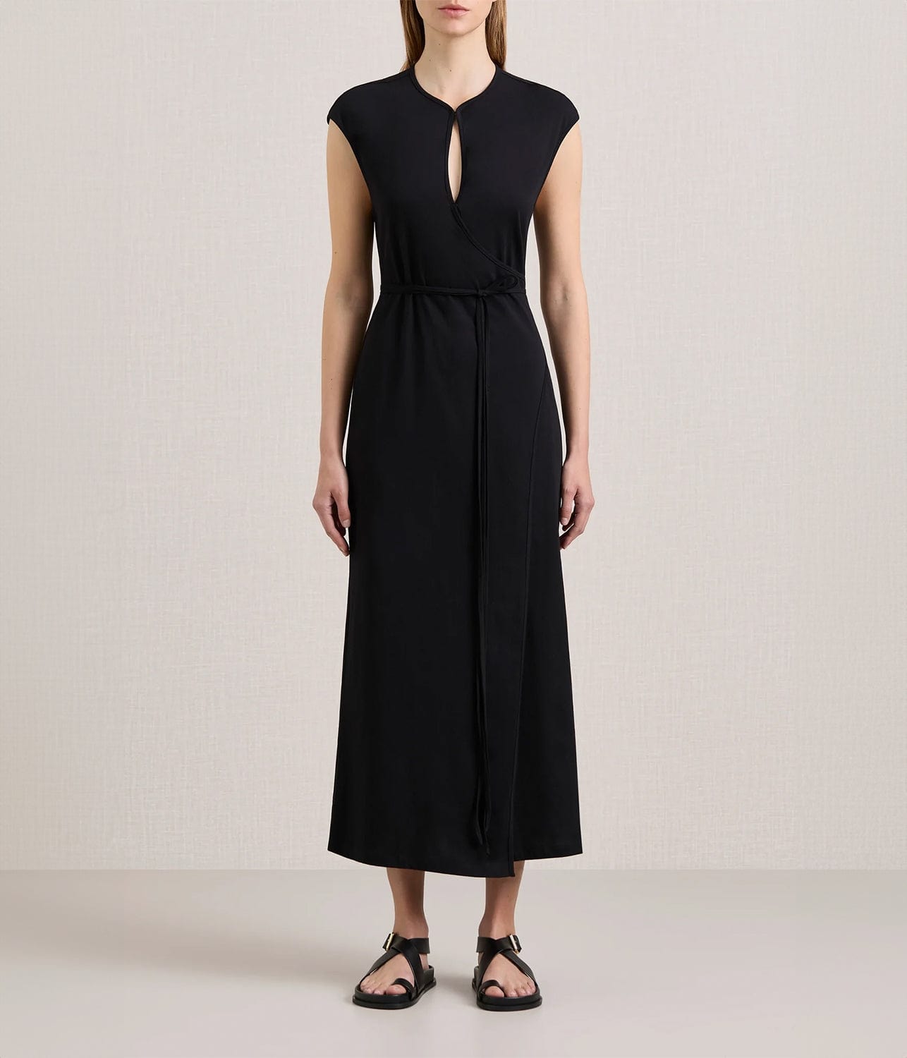 THE LEIGH JERSEY DRESS-  BLACK | A.EMERY |  A.EMERY THE LEIGH JERSEY DRESS-  BLACK