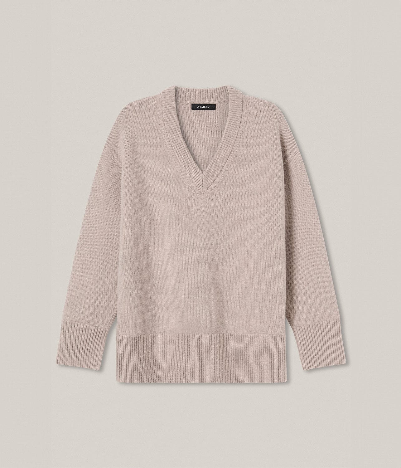 THE LEWIS KNIT- ALMOND MELANGE | A.EMERY | A.EMERY THE LEWIS KNIT- ALMOND MELANGE
