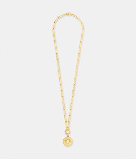 THE SUNST PENDANT NECKLACE- GOLD | MAXIMOVA |  MAXIMOVA THE SUNST PENDANT NECKLACE- GOLD