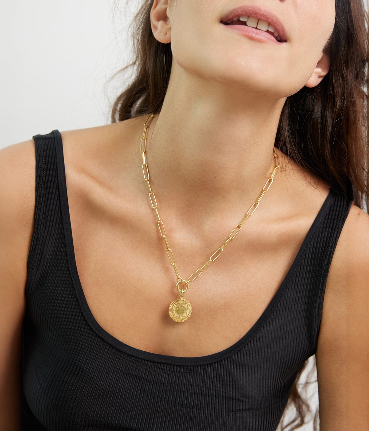 THE SUNST PENDANT NECKLACE- GOLD | MAXIMOVA |  MAXIMOVA THE SUNST PENDANT NECKLACE- GOLD