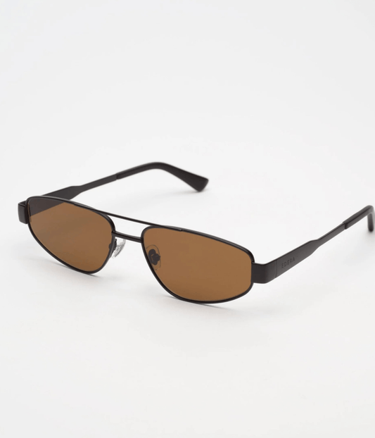  TITANIUM SILVER SUNGLASSES | EDERA  | BLACK TOFFEE EDERA ANAIS TITANIUM BLACK TOFFEE