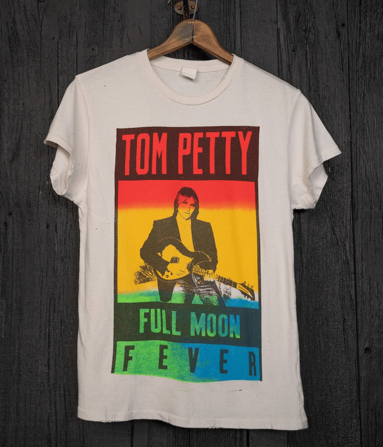 TOM PETTY TEE- VINTAGE WHITE | MADE WORN |  MADE WORN TOM PETTY TEE- VINTAGE WHITE
