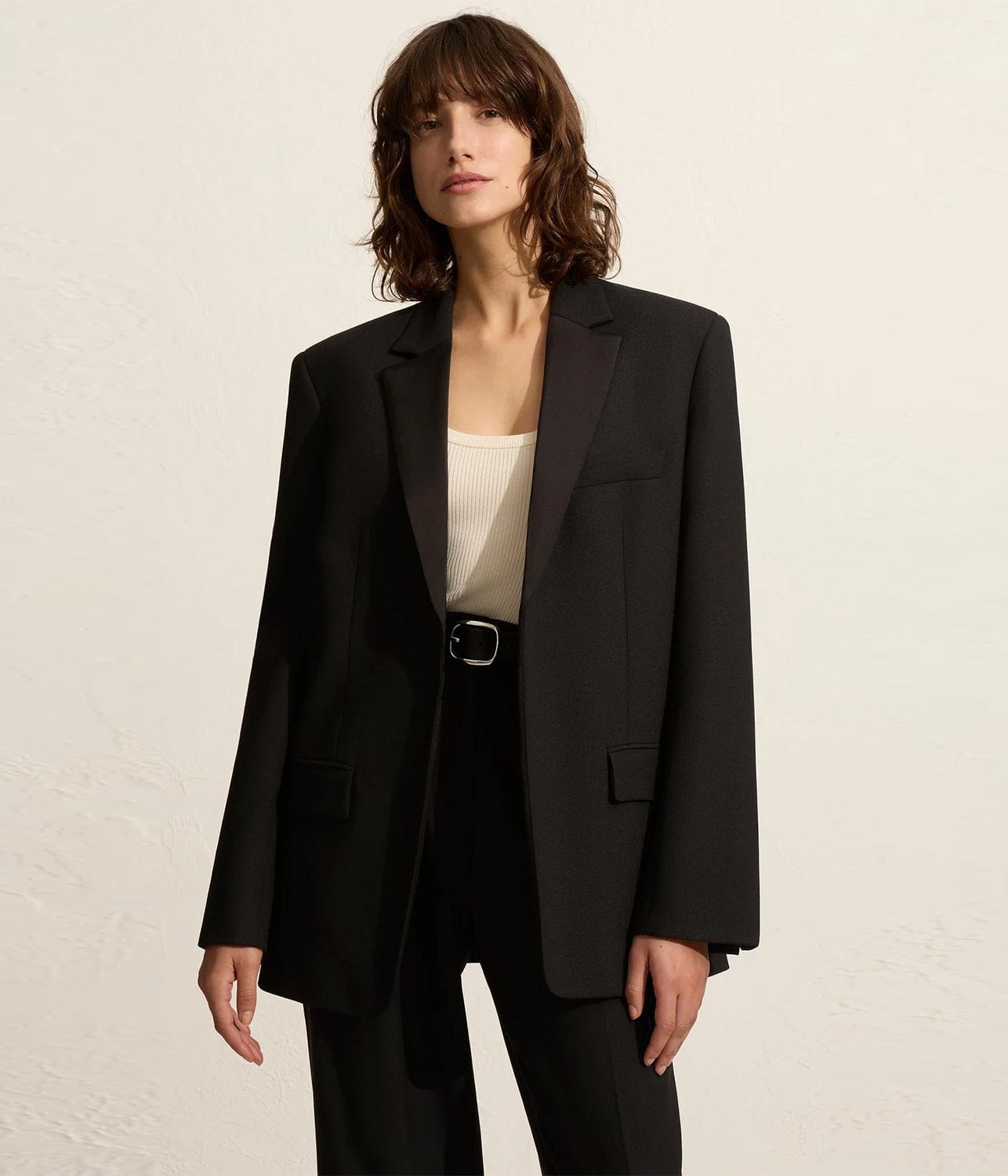 Zara black hotsell tuxedo blazer