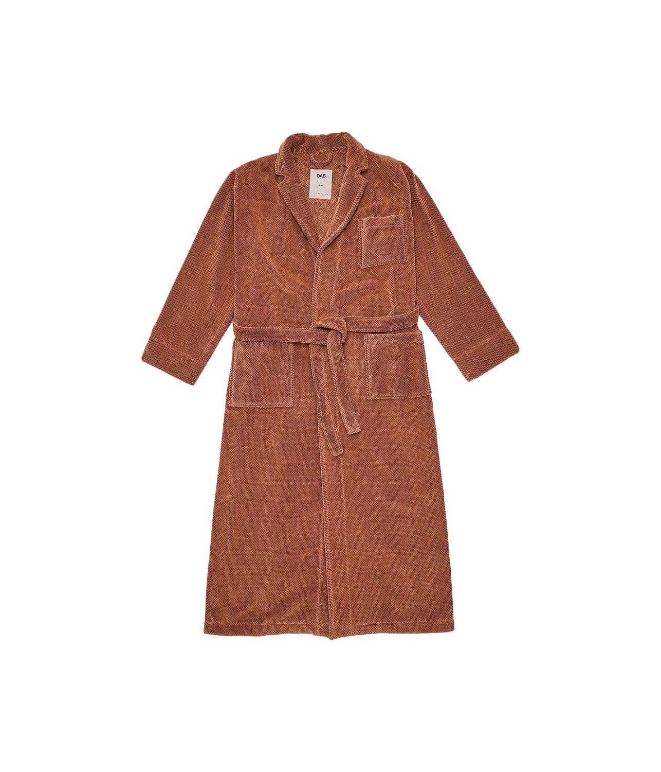 VELOUR LONG ROBE- ROZA | OAS COMPANY | OAS COMPANY VELOUR LONG ROBE- ROZA