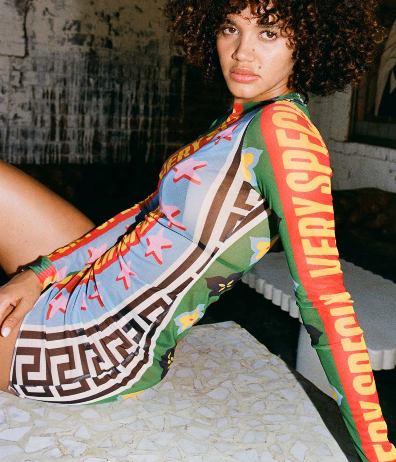 VERY GEO 2.0 MESH DRESS | SOMETHING VERY SPECIAL | SOMETHING VERY SPECIAL VERY GEO 2.0 MESH DRESS