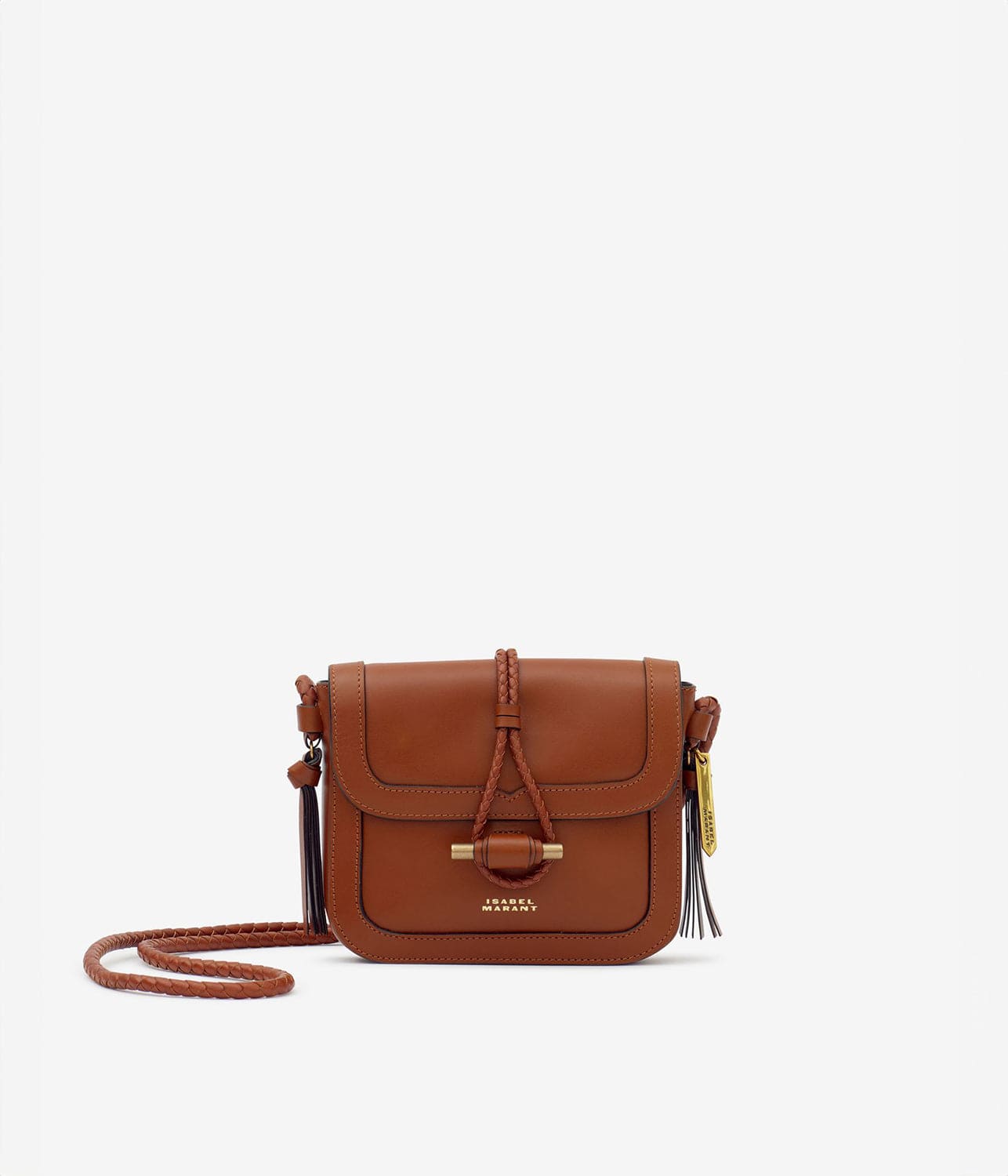 VIGO FLAP BAG- COGNAC | ISABEL MARANT |  ISABEL MARANT VIGO FLAP BAG- COGNAC