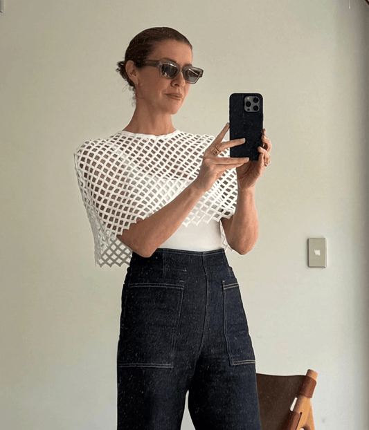 VILLA SAVOYE SUMMER CAPELET | ARTCLUB | BIANCO ARTCLUB BY HEIDI MIDDLETON VILLA SAVOYE SUMMER CAPELET