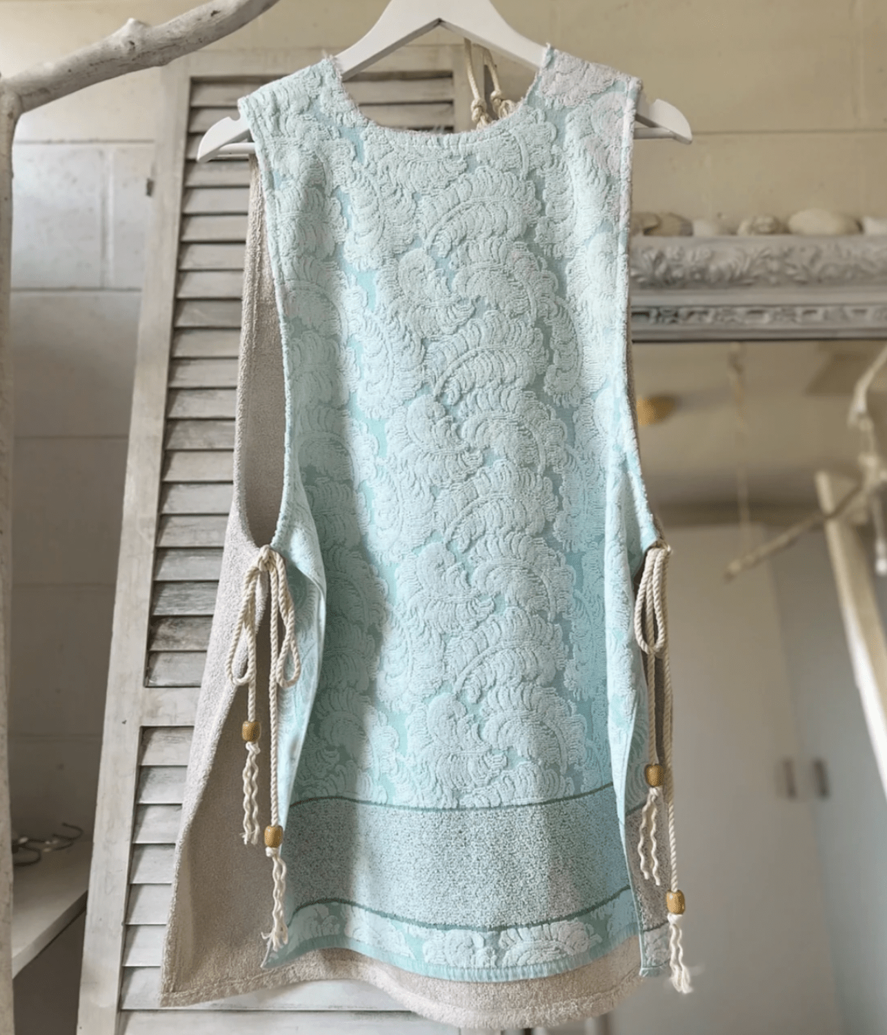 VINTAGE TIE DRESS MINT | ORANA O.R.A.N.A VINTAGE TIE DRESS MINT