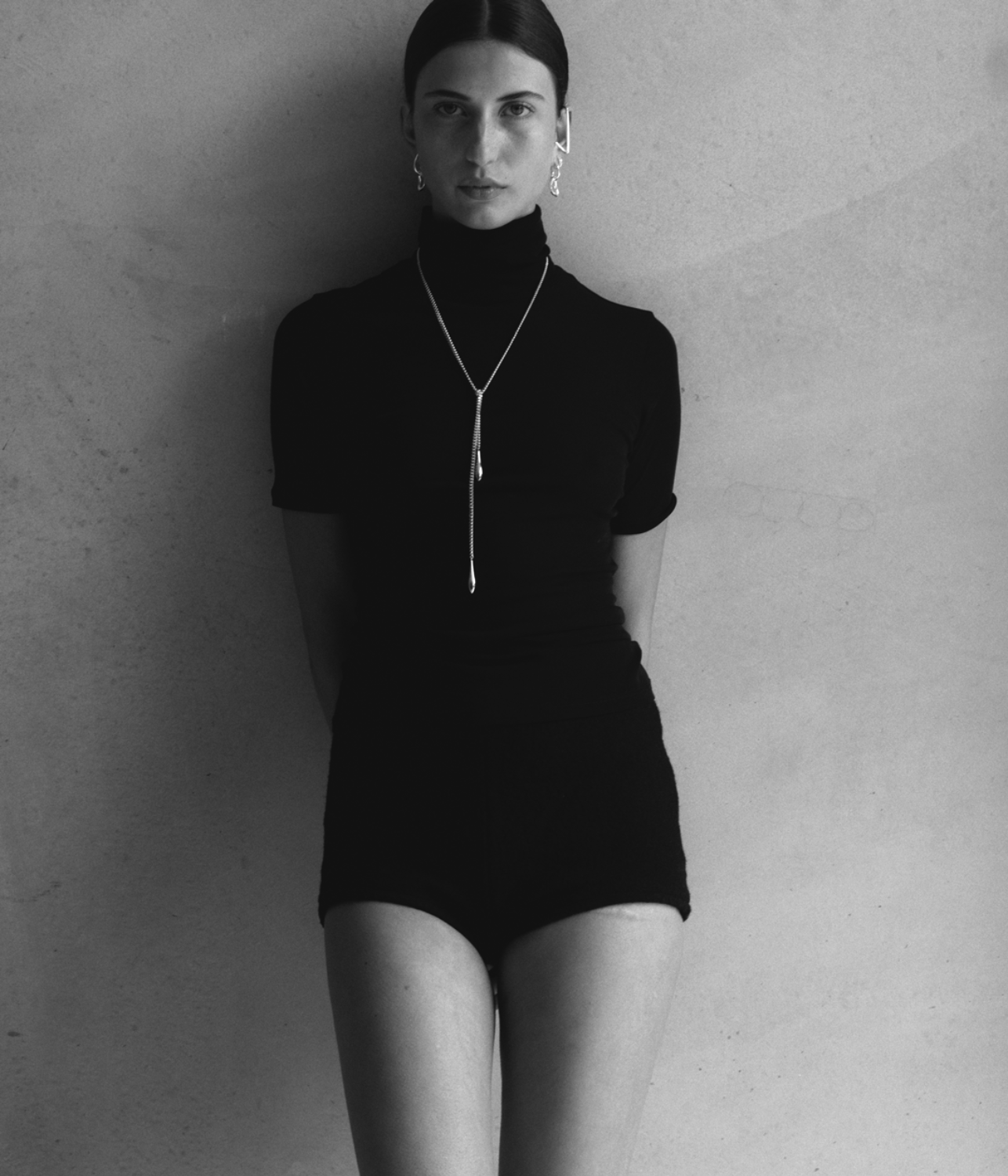WRAP DROPLET NECKLACE | F + H STUDIOS F+H STUDIOS WRAP DROPLET NECKLACE