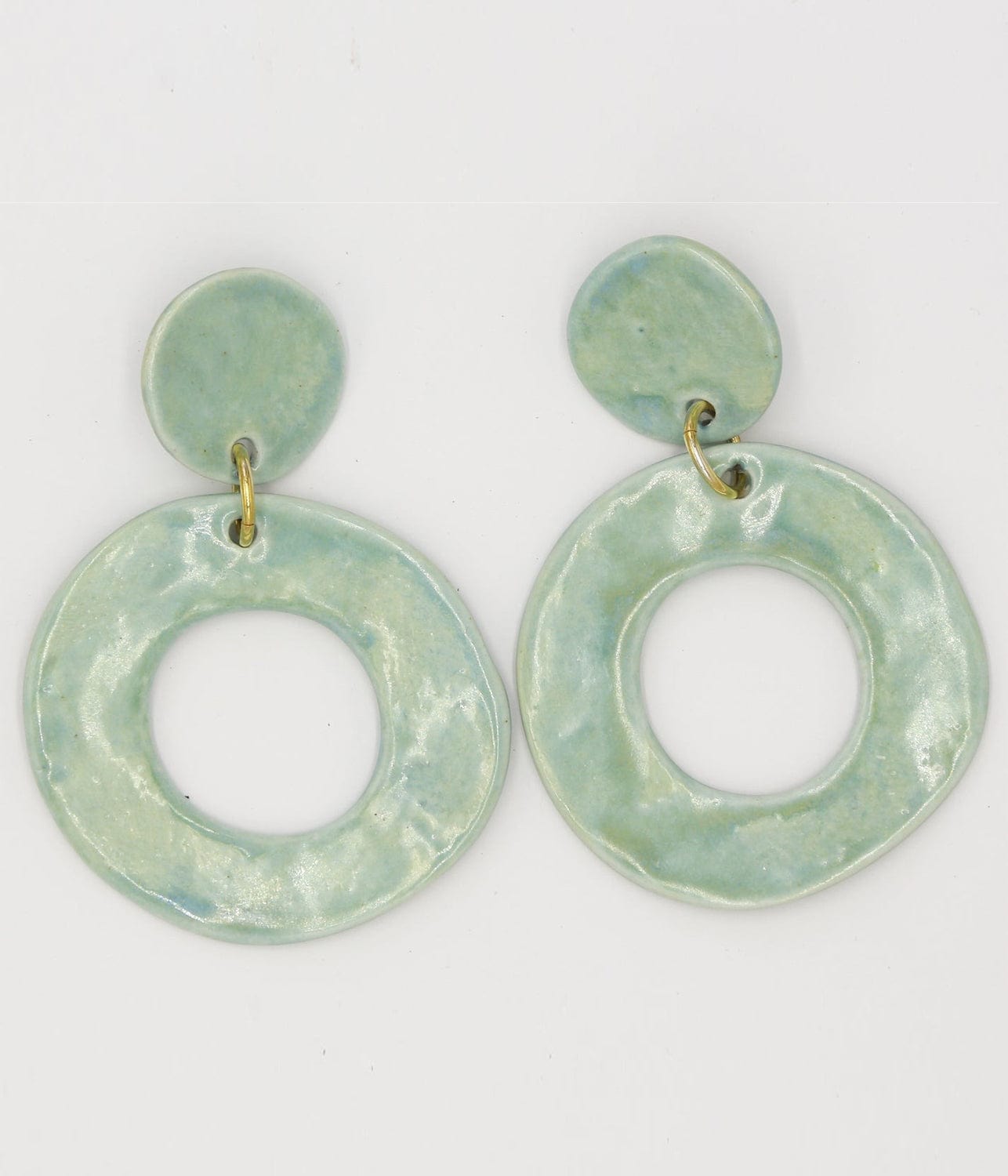 Green earrings paparazzi sale