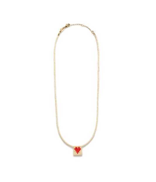 YOU ARE LOVED NECKLACE | ECRU | ANNI LU ANNI LU YOU ARE LOVED NECKLACE | ECRU