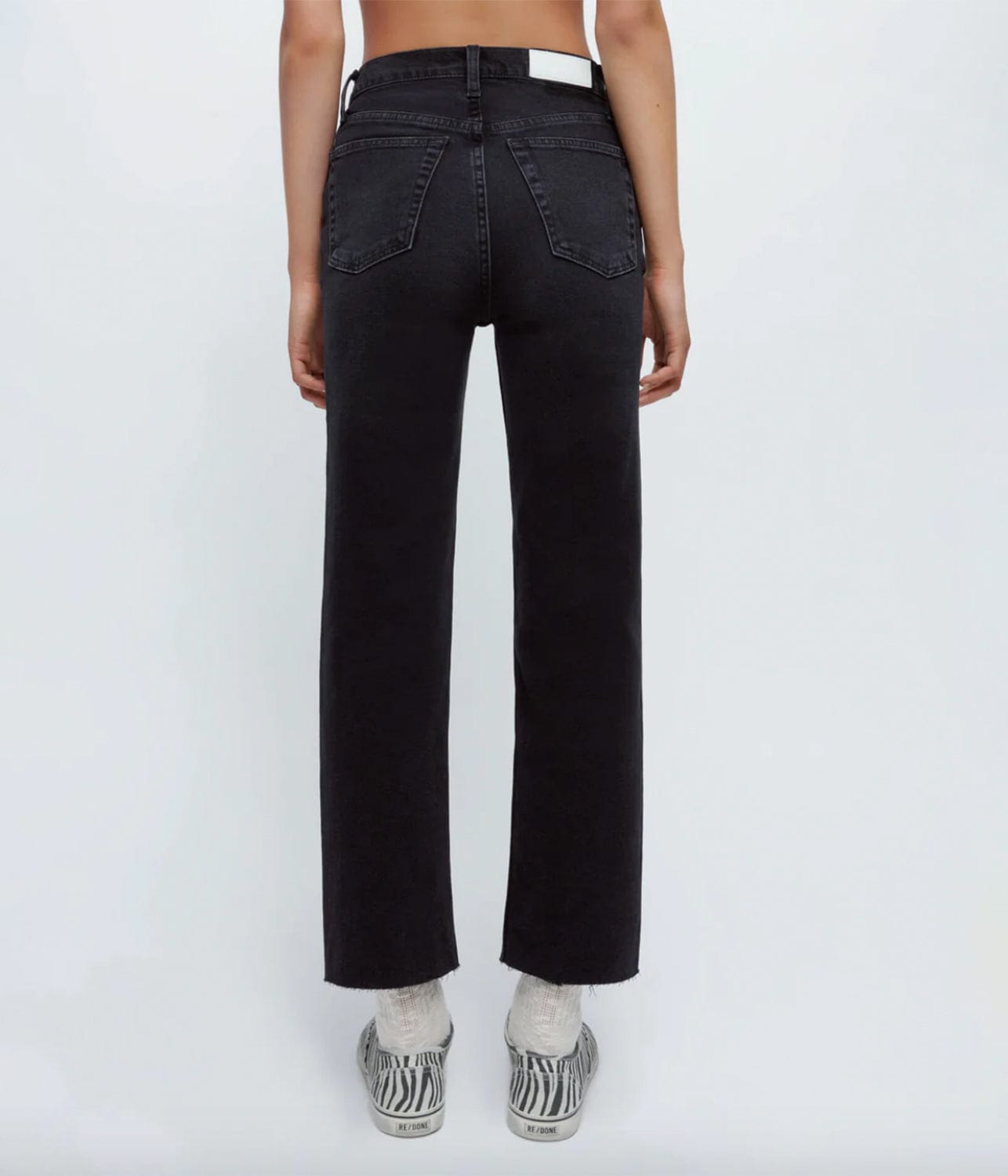 70'S STOVEPIPE JEAN- WASHED NOIR | REDONE | RE/DONE 70'S STOVEPIPE JEAN- WASHED NOIR