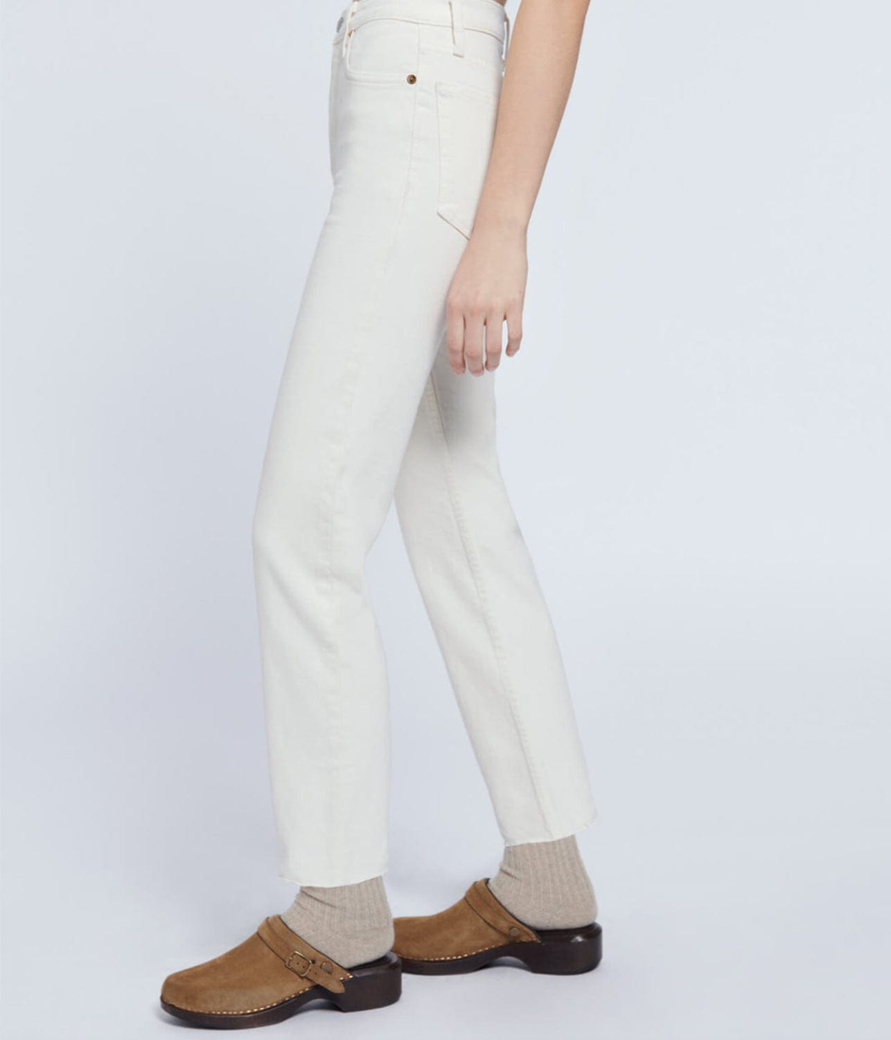 70'S STOVEPIPE JEANS- VINTAGE WHITE | RE/DONE | RE/DONE 70'S STOVEPIPE JEANS- VINTAGE WHITE