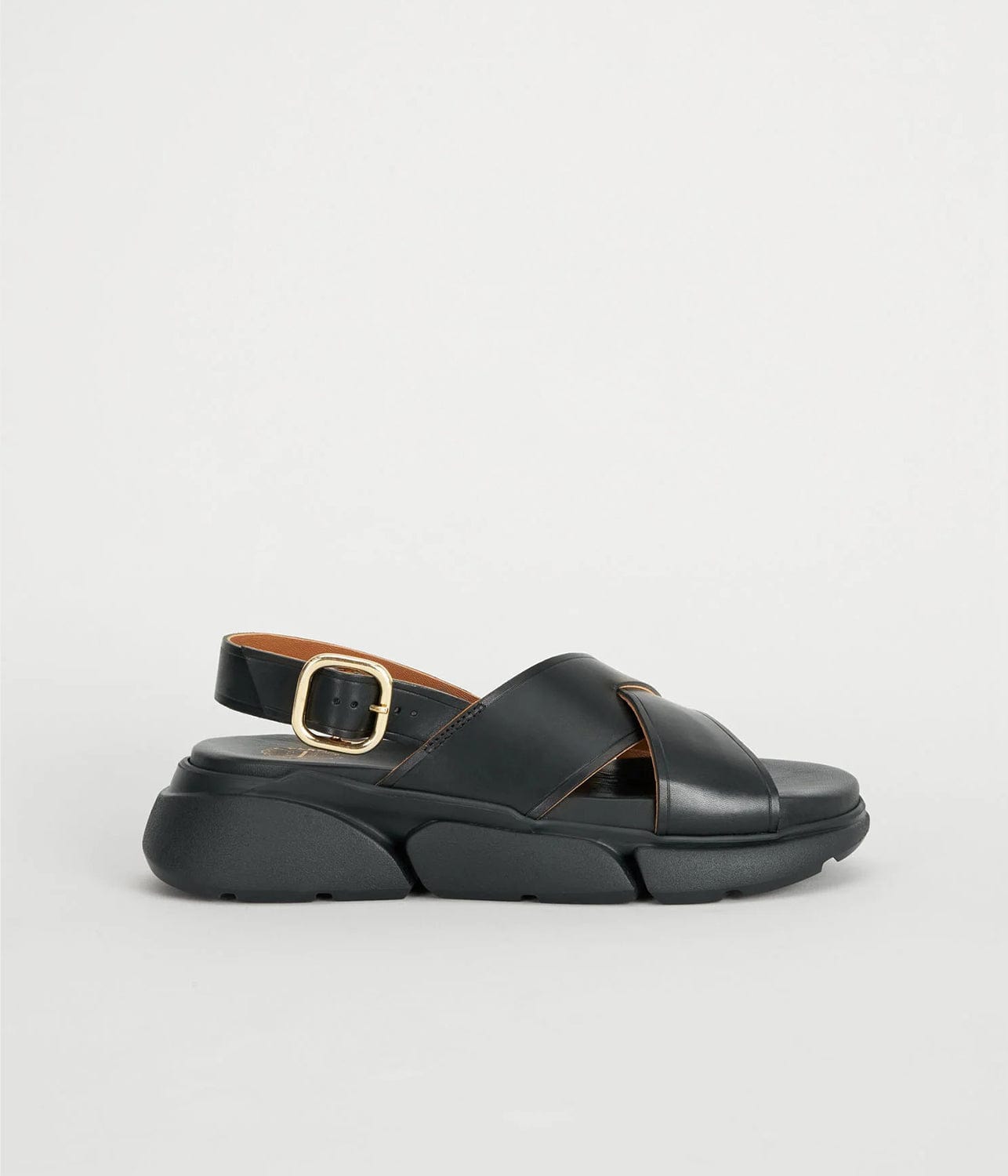 ATP ATELIER BARISCI SANDAL -BLACK VACCHETTA