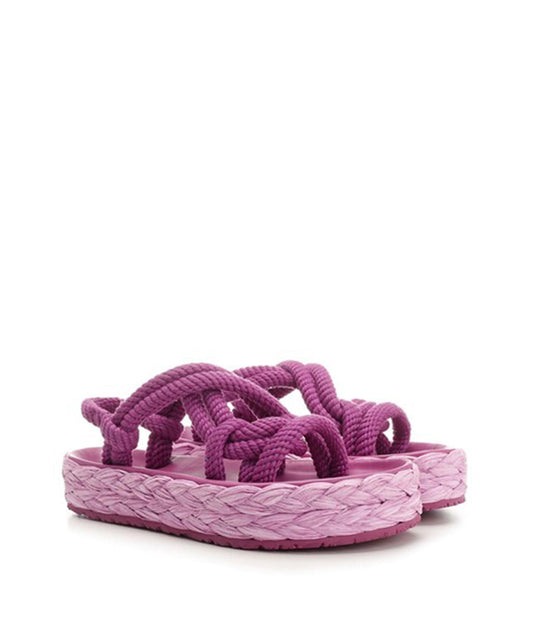 EDON SANDALS- FUCHSIA | ISABEL MARANT |  ISABEL MARANT EDON SANDALS- FUCHSIA