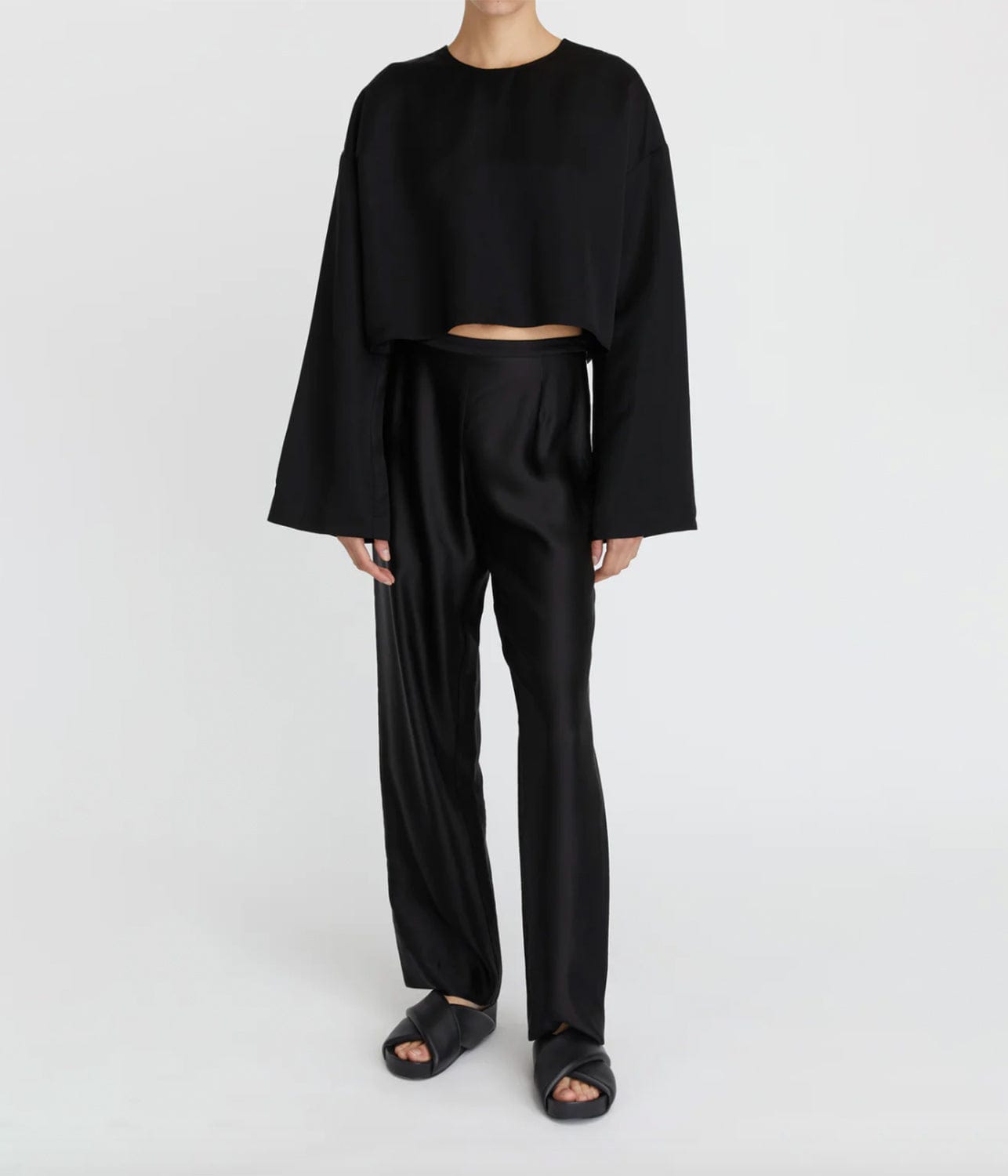 FLORENTINA TOP- BLACK | LEE MATHEWS LEE MATHEWS FLORENTINA TOP- BLACK