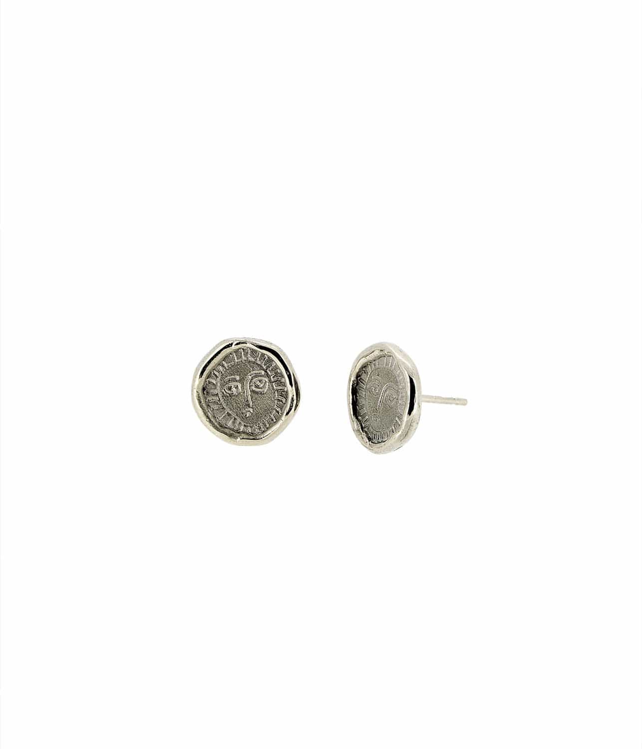 SILVER PICASSO STUD EARRINGS | HOLLY RYAN HOLLY RYAN SILVER PICASSO STUD EARRINGS