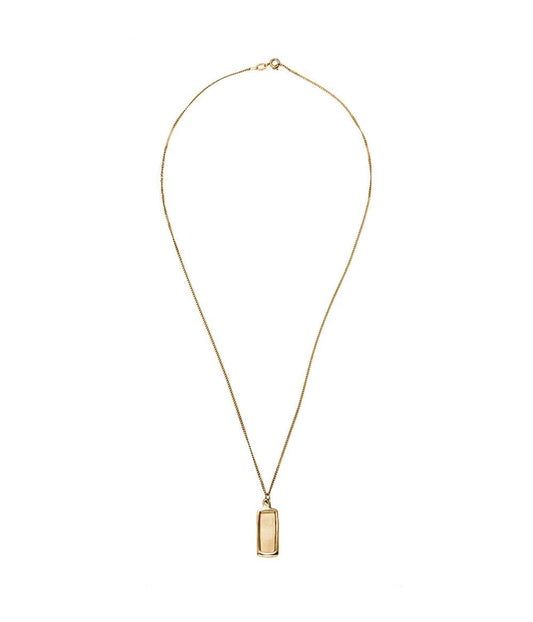 CLASSIC ID TAG NECKLACE - GOLD | HOLLY RYAN HOLLY RYAN CLASSIC ID TAG NECKLACE - GOLD 50CM