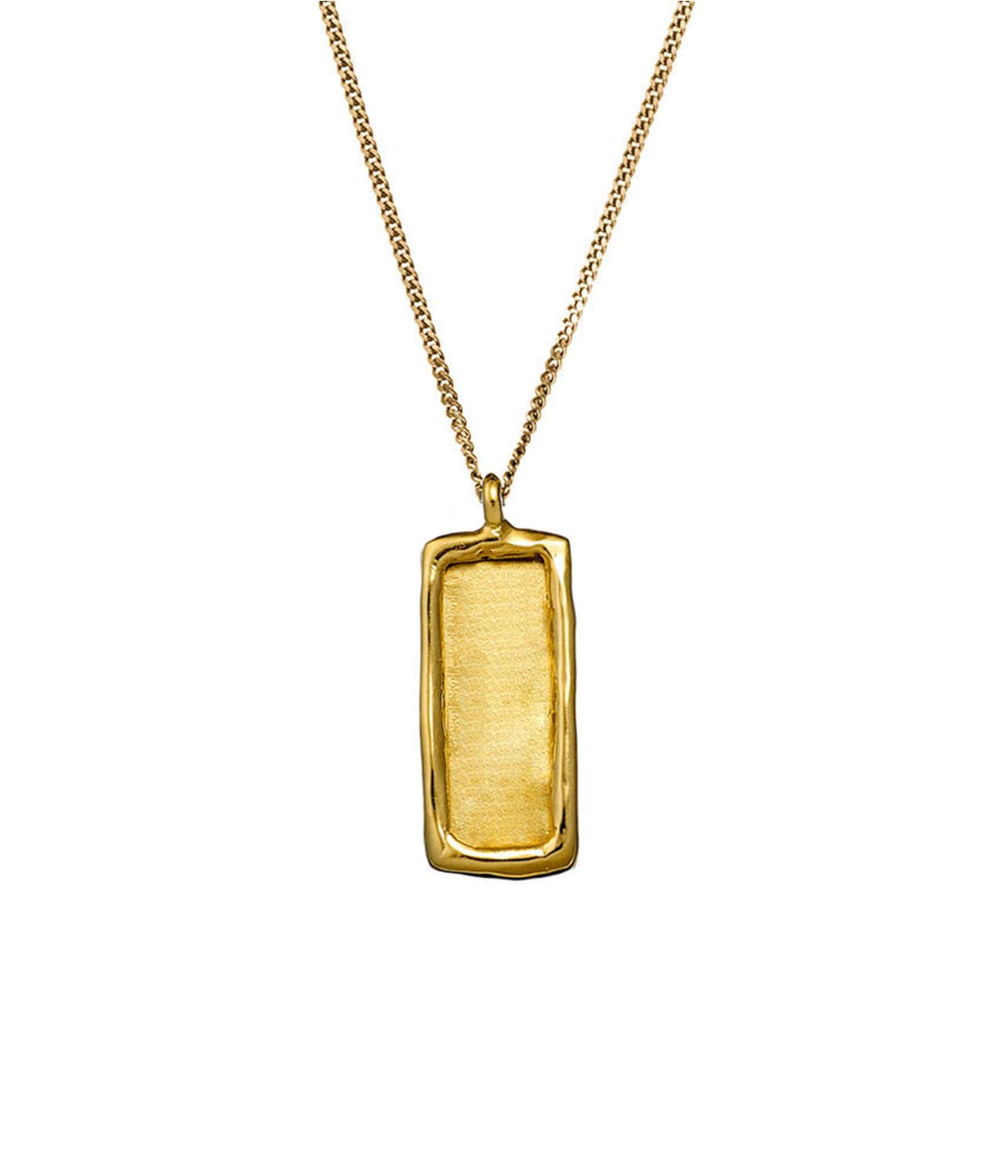 CLASSIC ID TAG NECKLACE - GOLD | HOLLY RYAN HOLLY RYAN CLASSIC ID TAG NECKLACE - GOLD 50CM