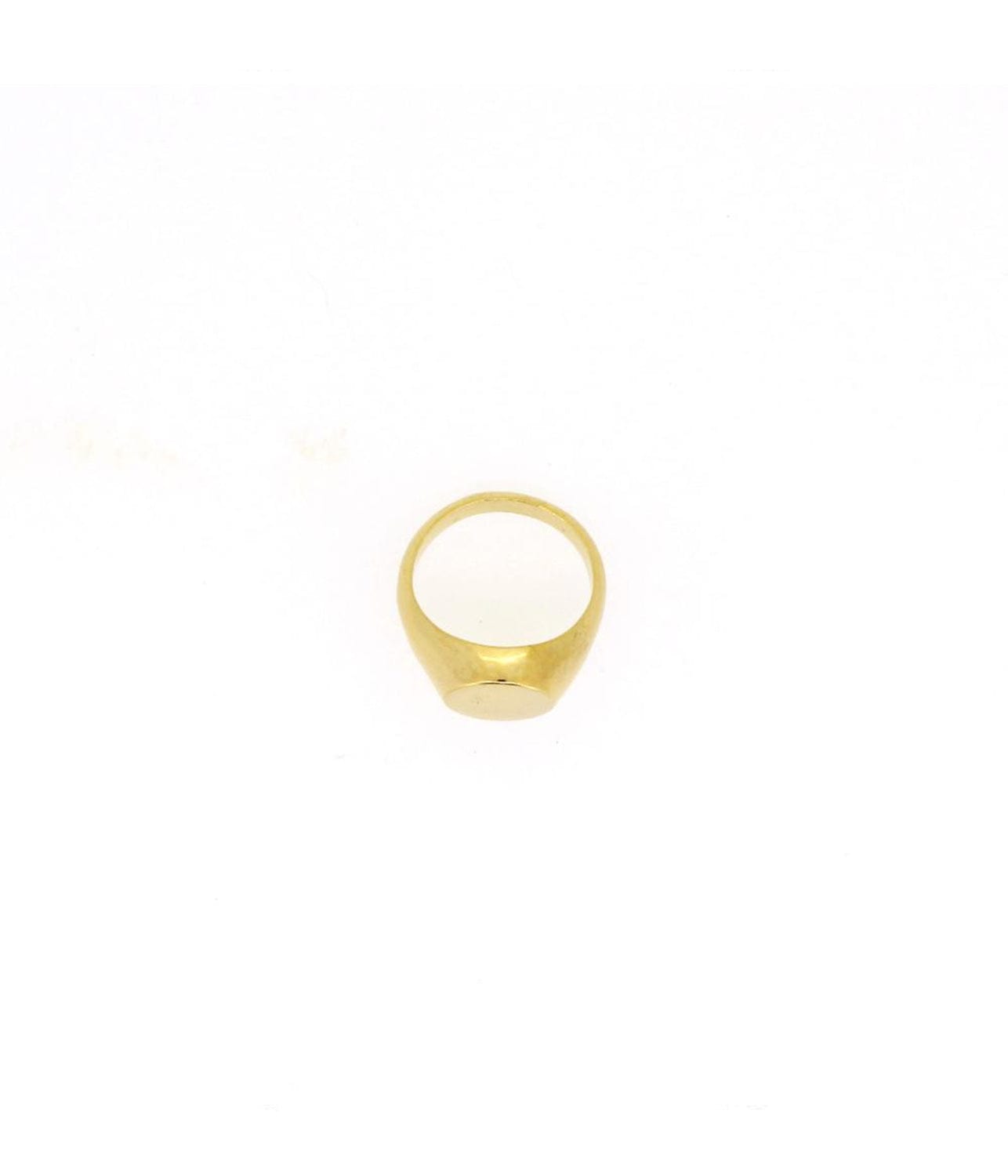 SMALL SIGNET RING - GOLD | HOLLY RYAN HOLLY RYAN SMALL SIGNET RING - GOLD