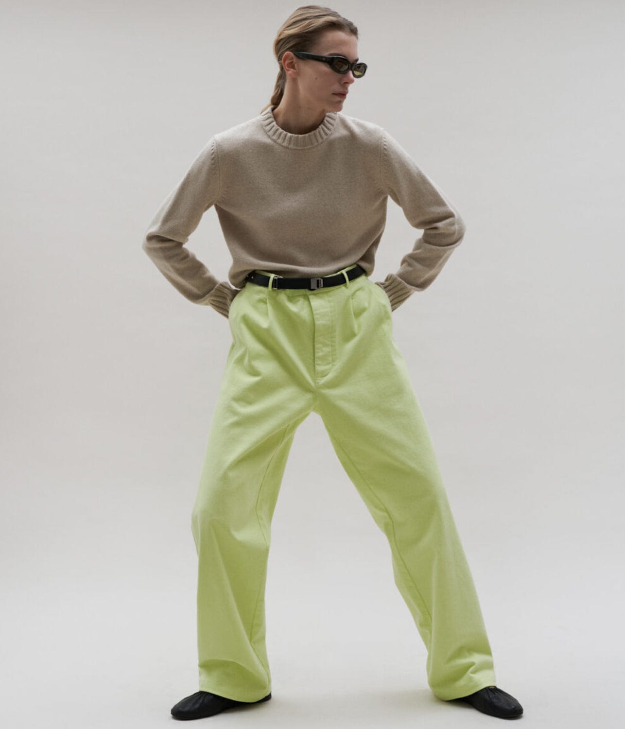 HOOPER PANTS- LIMELIGHT | RIKA STUDIOS |  RIKA STUDIOS HOOPER PANTS- LIMELIGHT