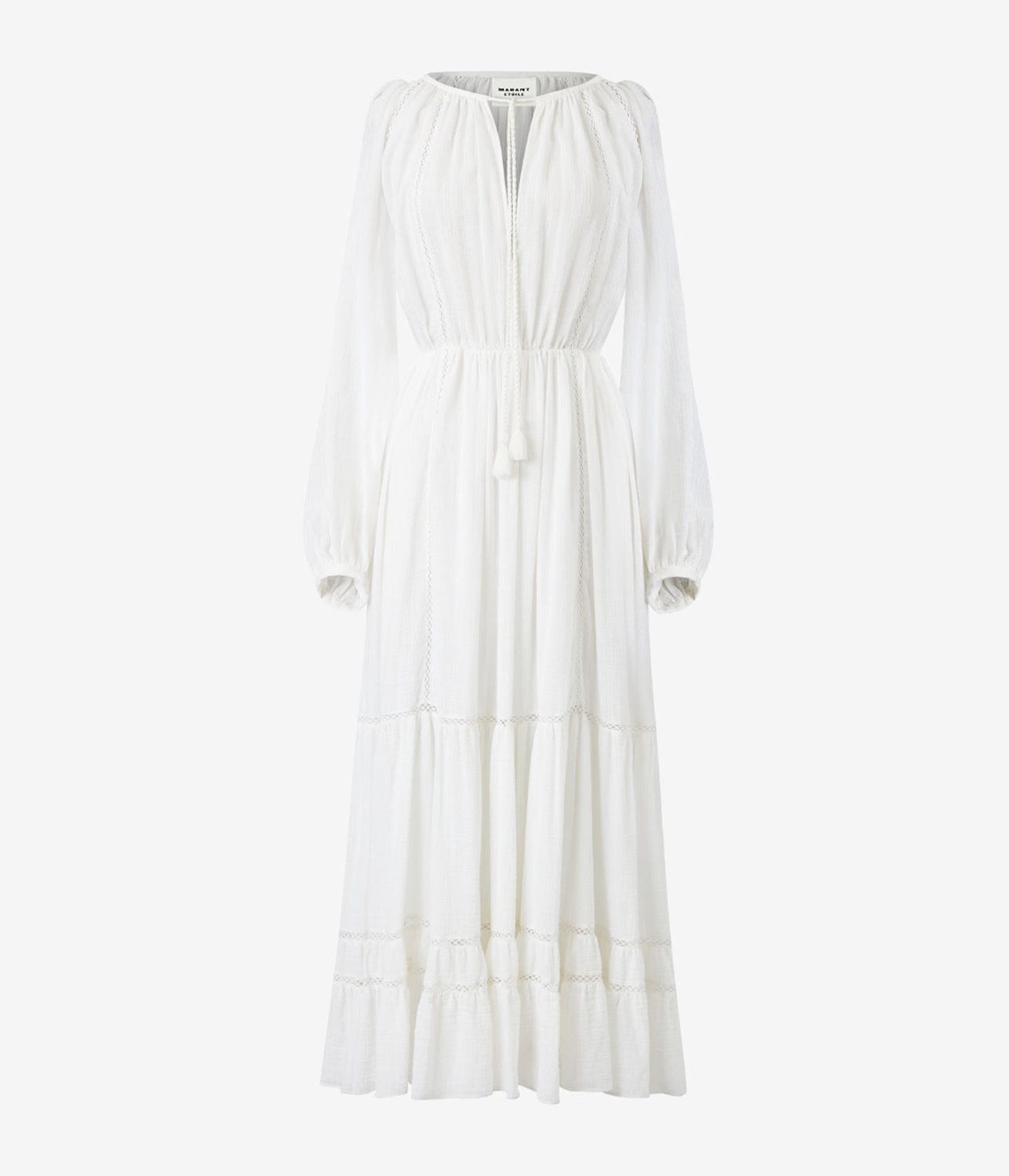 ISABEL MARANT LATIFA DRESS-WHITE