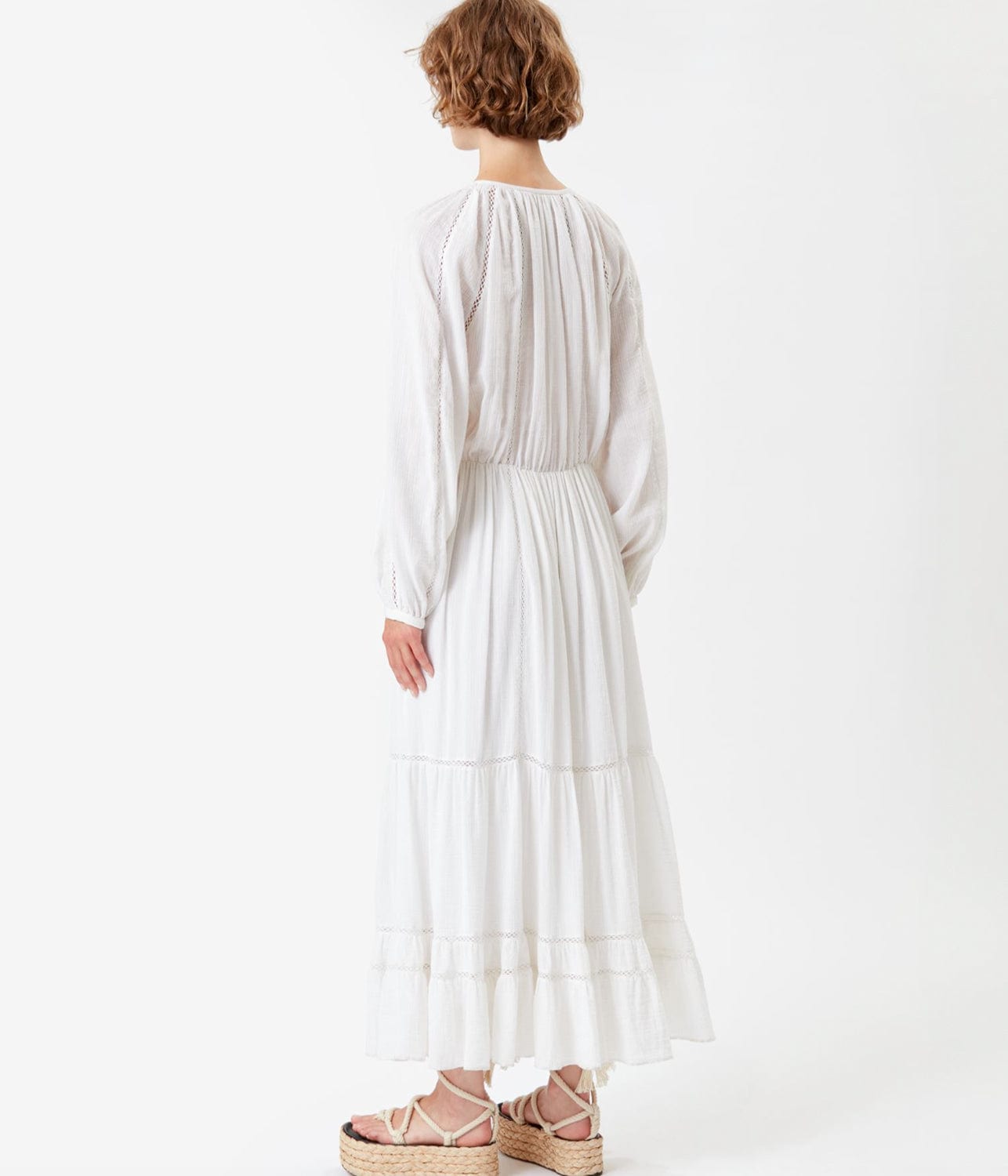 ISABEL MARANT LATIFA DRESS-WHITE