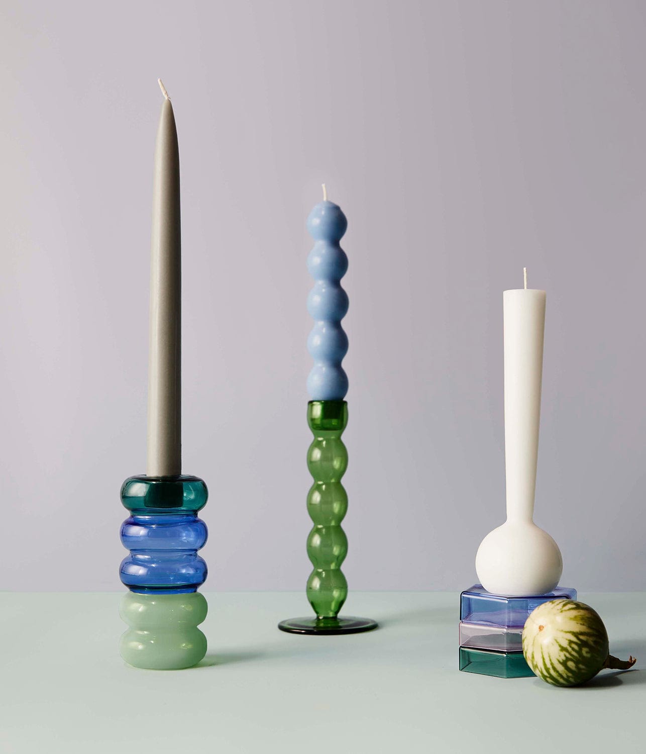 MAISON BALZAC 2 VOLUTE CANDLES SKY